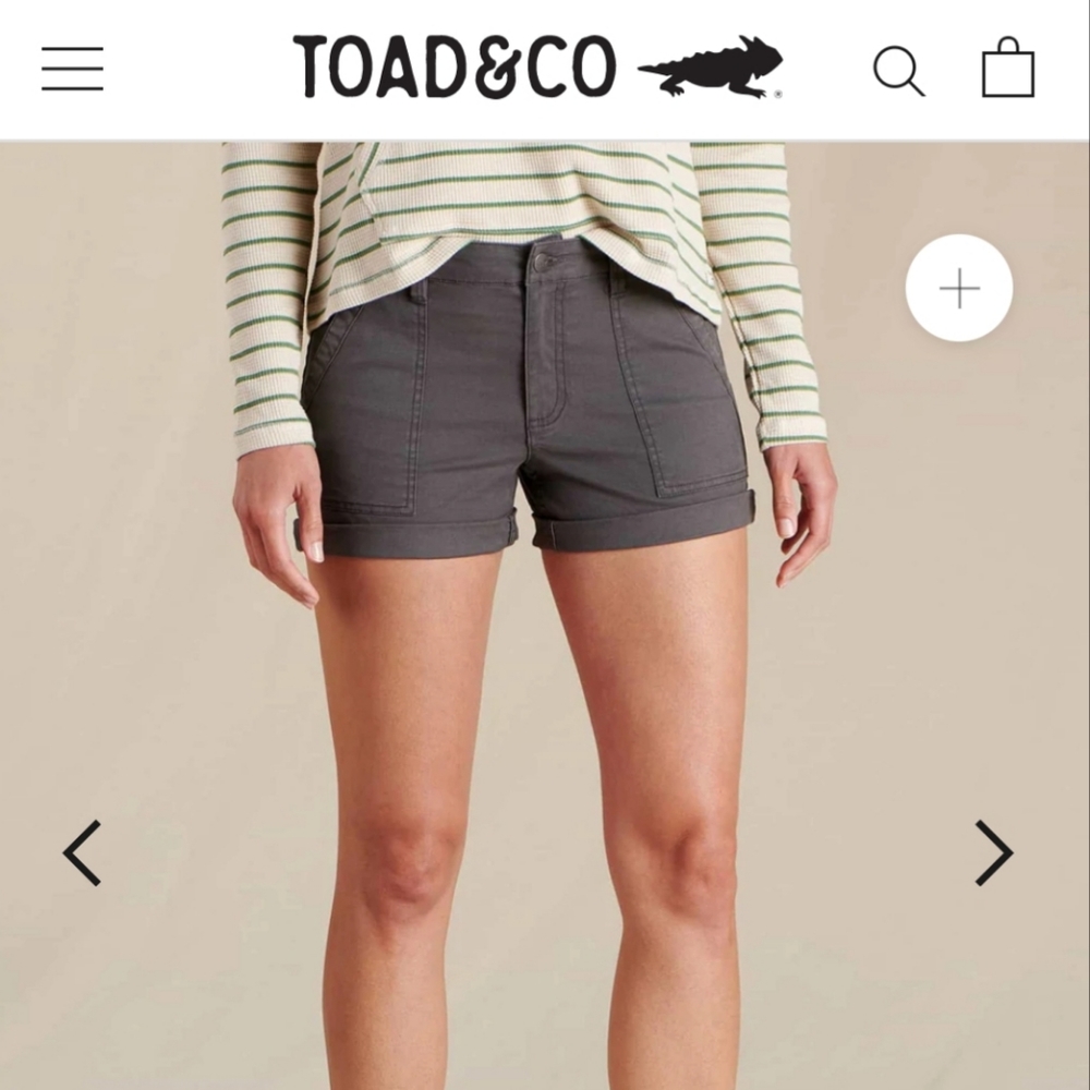 Toad & Co Earthworks Camp Short